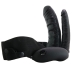 Страпон полый Lux Fetish Unisex Vibrating Double Penetrating