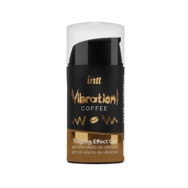 Возбуждающий гель INTT Vibration! Coffee